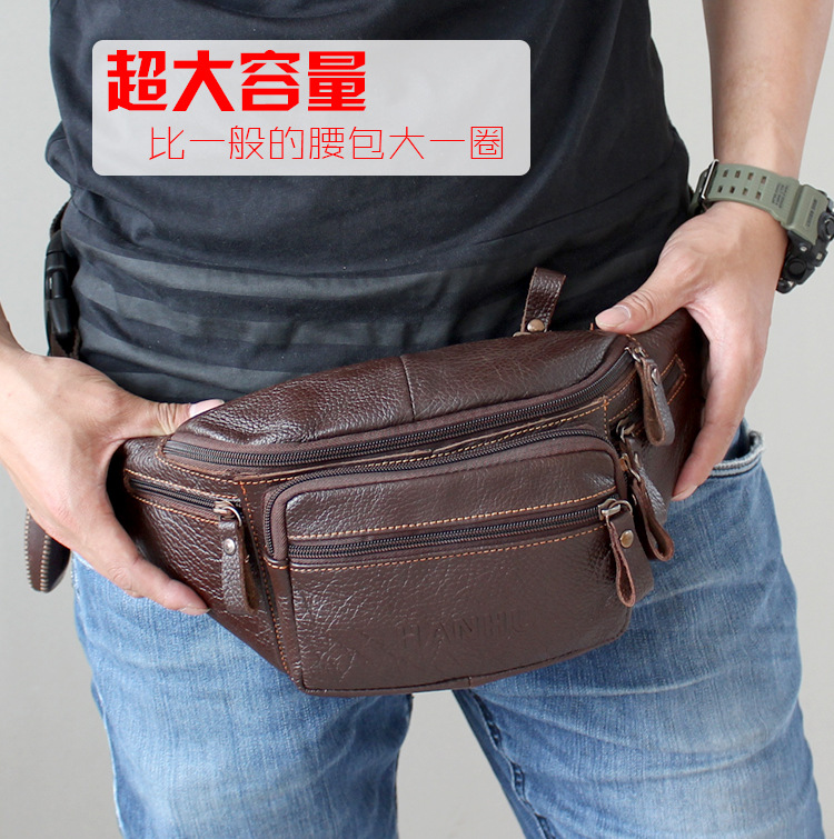 Leatherwork Belt - Поясная сумка из натуральной яловой кожи,