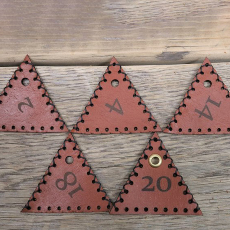 Leatherwork Ideas - Кожаные мешочки для игральных костей D20
