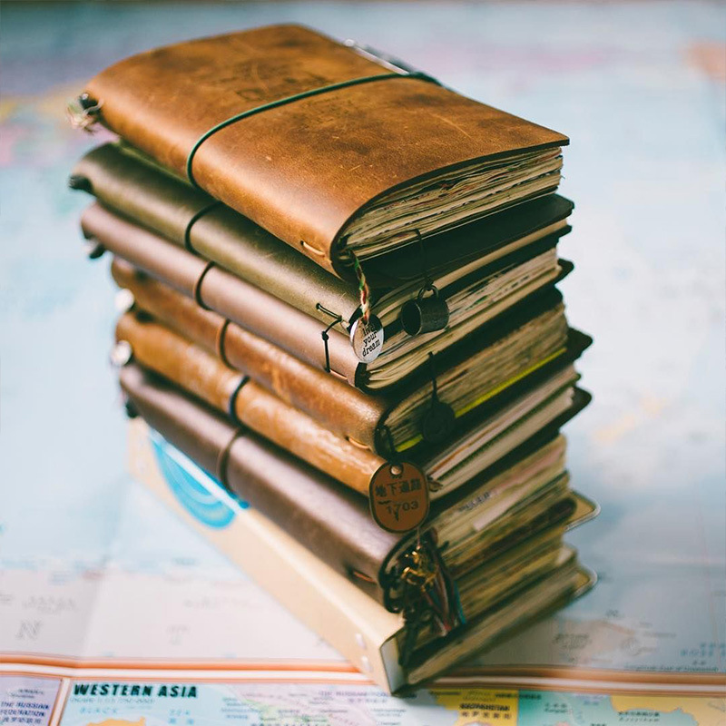 Бракованный кожаный блокнот в  – обзор и цена Leather Work Notebook