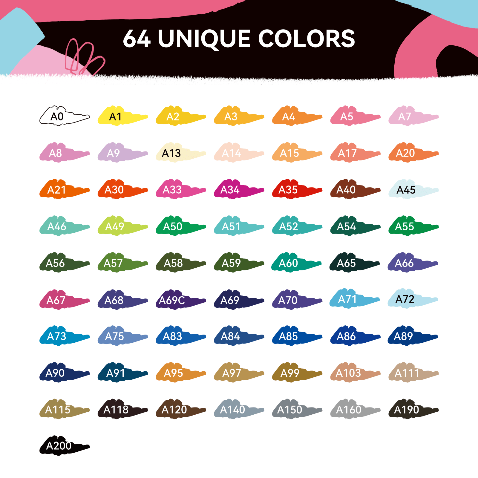 64-цветные акриловые ручки Arr – обзор и цена Copic Marker Classic